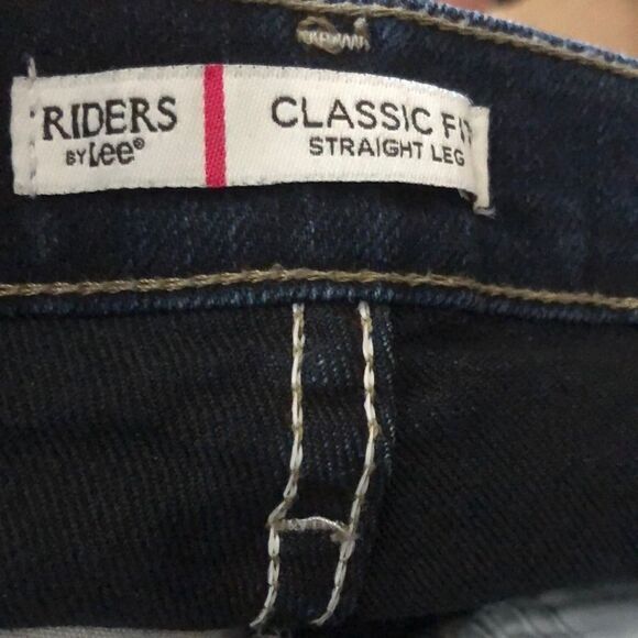 Lee Riders high waist straight leg classic fit five pocket zip button‎ front 16P - Picture 5 of 7